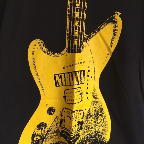 Nirvana Cotton Graphic Guitar Tee - Picture 2 of 5